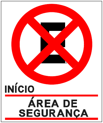 1.25. Proibição de estacionamento e parada em área de segurança Conceito: É o espaço na via pública considerado área de segurança.