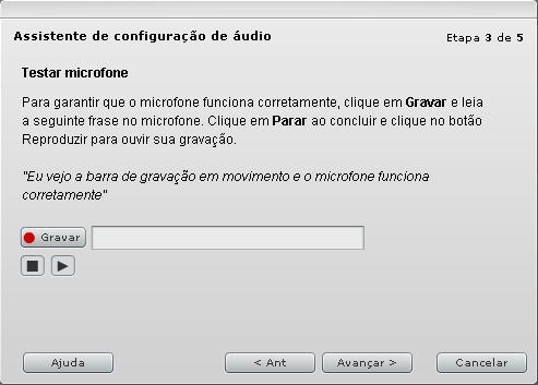 Configurações iniciais