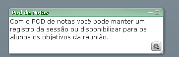 Conhecendo uma sala de reuniões Pod Nota O pod permite algumas opções para vídeo: Alterar o tamanho da