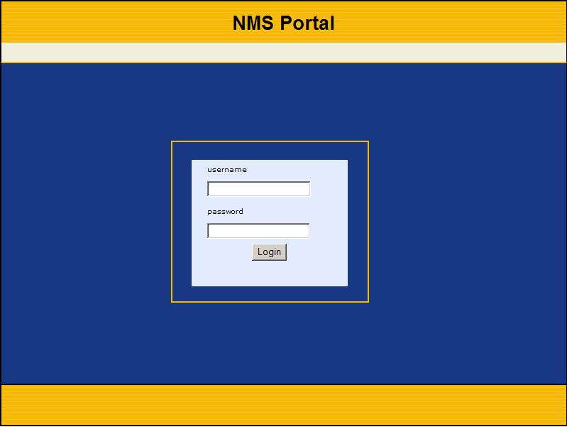 Janela de Login Preencha as informações de login e senha e clique em Login.