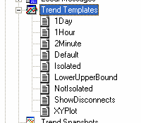 12. Clique no botão Cancel na caixa de diálogo Trend Properties para fechar a caixa de diálogo. 13. Vamos importar alguns modelos pré-criados para nossa aplicação. 14.