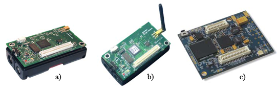 37 i. Família Mica Mote: A família Mica foi desenvolvida pela Universidade da Califórnia, Berkeley (USA), em colaboração com a Intel Research e comercializado pela Crossbow Technology (Crossbow,