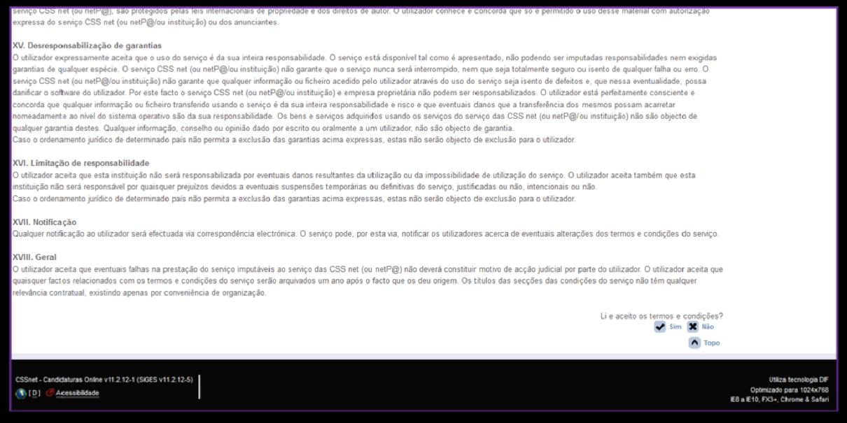 2. De seguida crie o seu registo, selecionando registar (ver na imagem 2). Imagem 2 - Auto-registo 3.