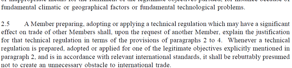 Organização Mundial do Comércio Membros Devem Usar Normas Internacionais (ISONET) Quando forem necessárias regulamentações técnicas e existirem normas