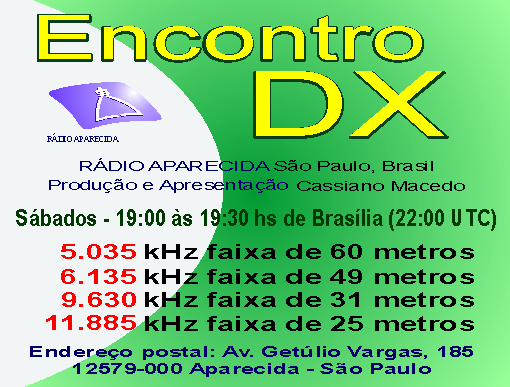 I.R. preenchido pela internet. (Javier Robledillo Jaén, Elche (Alicante), Espanha) AUSTRÁLIA: 11880 khz - R.