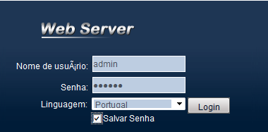Usuário = admin Senha = 123456 7.