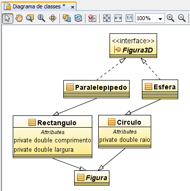 Editor Diagrama de Classes Mostrar/Esconder Atributos de Elemento 4/6 Clique direito no elemento >