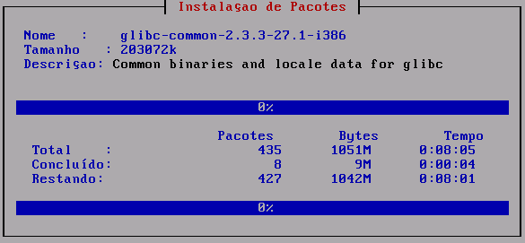 Importante: Note que para as partições de swap (sda2 e sdb2) não é criado um dispositivo RAID.