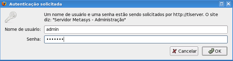 A câmera será reconfigurada e desconectada. O novo endereço de IP da câmera será: 192.168.0.10. Teste-o utilizando seu navegador Firefox. Acesse o navegador FireFox. Digite o endereço 192.168.0.10 na barra de endereço do navegador.