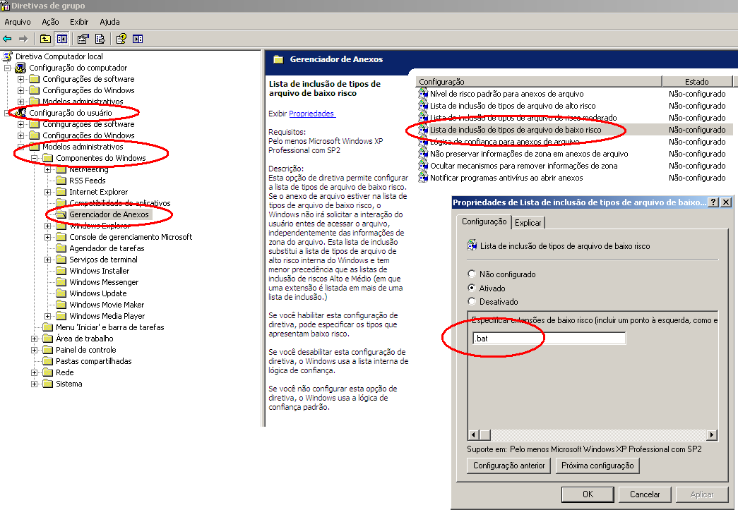 Desabilitar mensagem de alerta do Windows ao executar um módulo do sistema Nos computadores que apresentam a mensagem ao lado ao iniciar os módulos do sistema, desabilitar estas mensagens executando