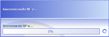 Nota Fiscal Eletrônica 175 O sistema irá realizar a sincronização dos dados. 3. Ao finalizar a sincronização, os status das NF-e serão atualizados.