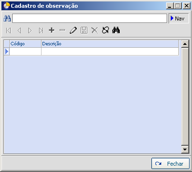 Módulo Cadastro 69 Observações Gir as s ol Ev olution O cadastro de observações permite realizar alterações temporárias nas características do material. Procedimentos 1. C lique no botão Inserir. 2.