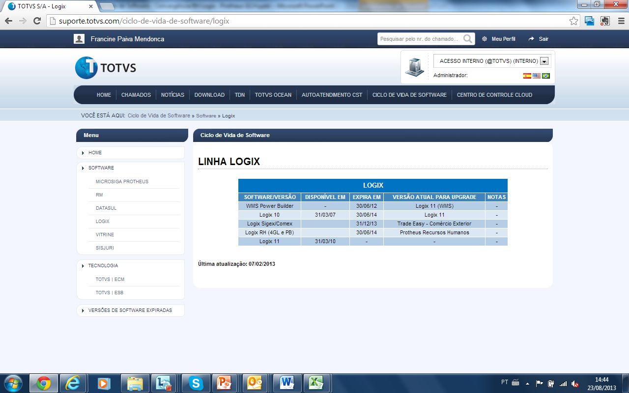 Convergência RH LOGIX - Protheus