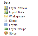GeoServer Workspace é um recurso lógico utilizado para agrupar os dados que possui alguma similaridade.