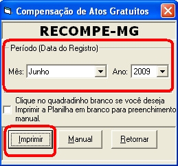 Relatório da Polícia Federal Imprime a relação de atos envolvendo pessoas de nacionalidades estrangeiras. Basta digitar a data do período e clicar em imprimir.