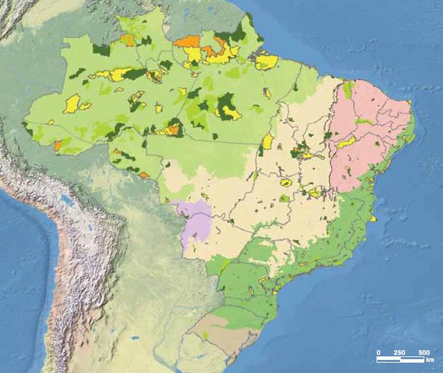 em Unidades de Proteção Integral e de Uso