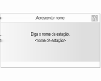 194 Reconhecimento de fala Na maioria dos casos, existem várias "páginas" de entradas de lista disponíveis. Para mudar de uma "página" para outra, precisa de vocalizar "Continuar" ou "Voltar".