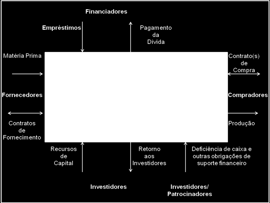 28 3.3.6 Financiadores Os financiadores são todos aqueles que fornecem capital à SPE através de instrumentos de dívidas.