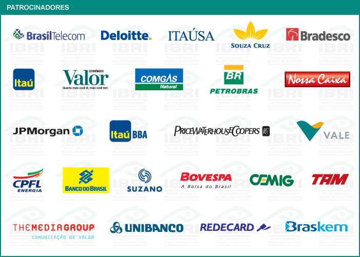 Ano IX - nº 129 - Edição de 20 de Maio de 2008 Agende-se - 10º Encontro Nacional de Relações com Investidores A décima edição do Encontro Nacional de Relações com Investidores e Mercado de Capitais