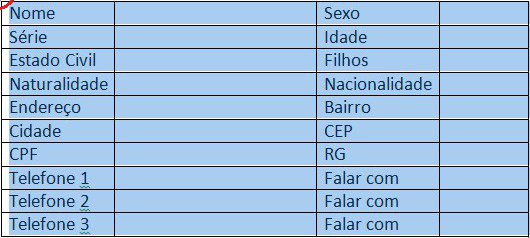 INSERINDO UMA TABELA Vamos aprendera inserir, agora, uma tabela no Word. Na Barra de Menus, clique em (1) Inserir, (2) Tabela, (3) Inserir Tabela, preencha a janela (4) e clique em (5), OK.