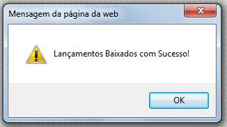 Para alterar ou excluir um lançamento siga as instruções abaixo. 6.2.