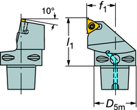 Unidades de corte oromant apto orothread 266 Fixação por parafuso orothread 266 Rosqueamento externo x-266r/lf x-266r/lfz Para montagem invertida i 16 3/8 22 1/2 Ângulo de inclinação com diferentes