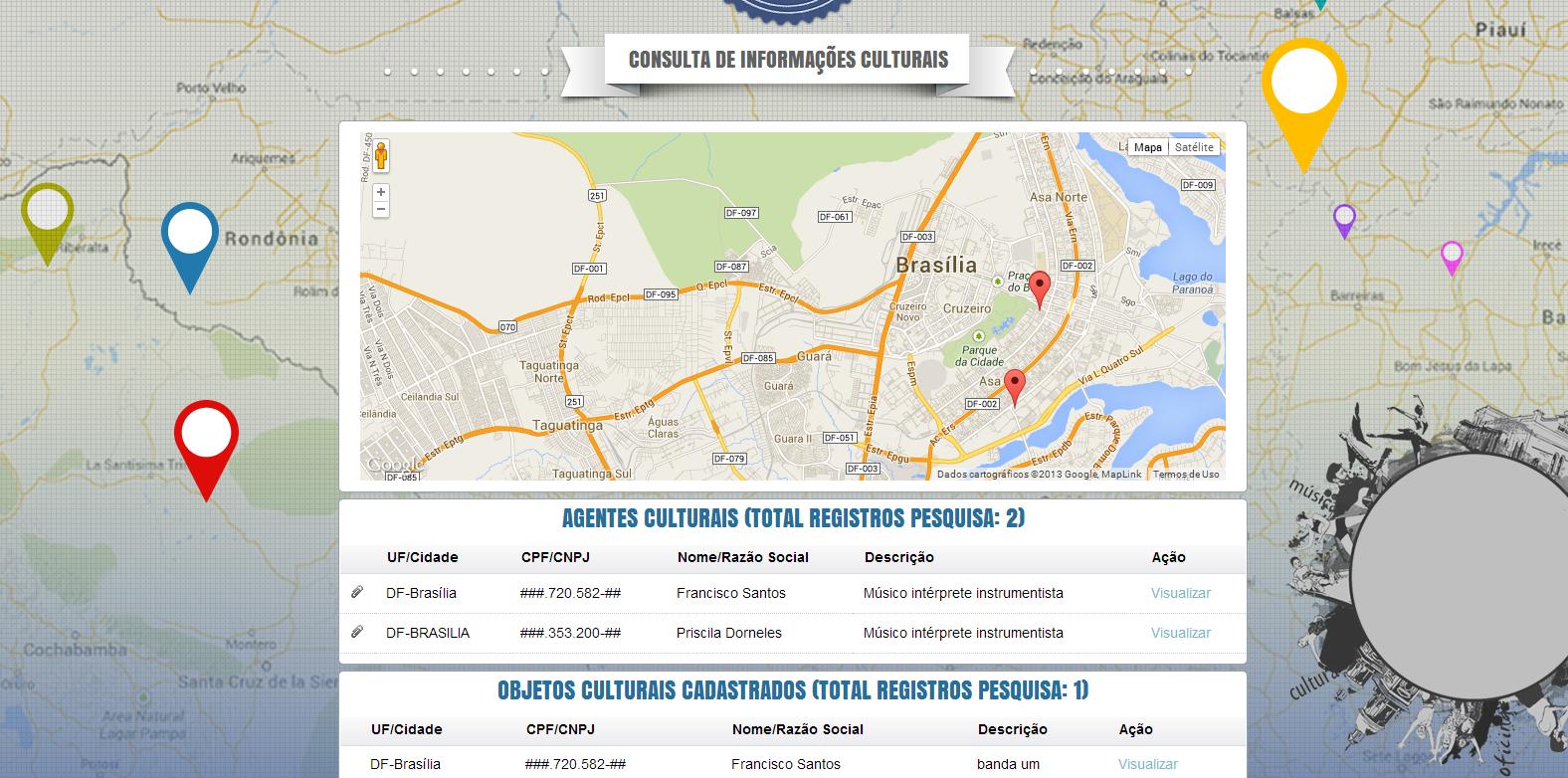 Federal em Brasília estão cadastrados no SNIIC.