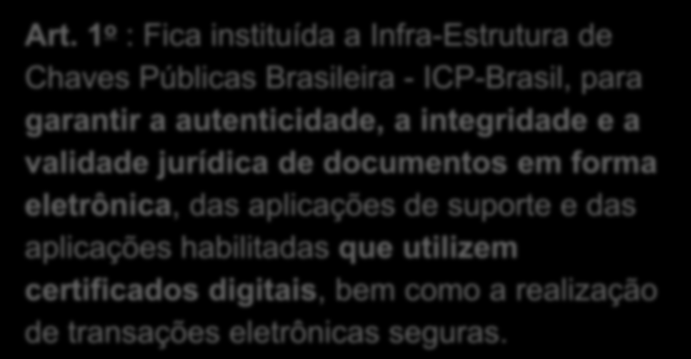 CENTRAL DE BALANÇOS CERTIFICAÇÃO DIGITAL MP 2.