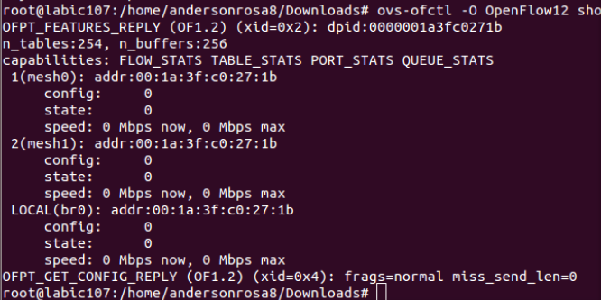 2.2 SDN 30 (PROJECT, 2014). Figura 2.15: Comando de instalação do controlador Ryu. 2.2.6 Openvswitch O openvswitch é um software de código aberto que implementa o protocolo openflow.