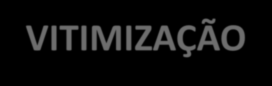 VITIMIZAÇÃO Considerar-se injustiçado ou não entendido fonte dos sentimentos negativos é algo ou alguém, havendo recusa ou dificuldade de se