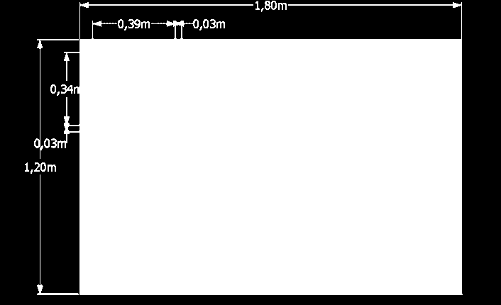 Posição 2 1.2.2 Exercício Calcular a área de abertura para iluminação da janela a seguir: Figura 1.5.