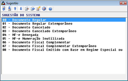 Data de Emissão do Documento Fiscal: Informar a data de emissão do documento fiscal emitido por ECF. Valor Total do Documento Fiscal: Informar o valor TOTAL do documento fiscal emitido por ECF.