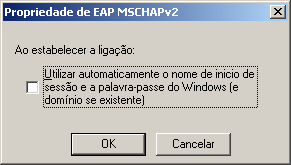 E verifica-se se estamos efectivamente a utilizar o modo de autenticação Protegido por palavra-passe (EAP-MSCHAP v2).