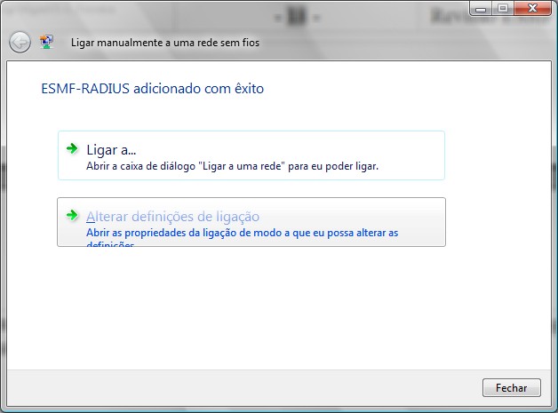 um dos modos livremente). Manter o visto Iniciar automaticamente esta ligação e prosseguir em Seguinte.