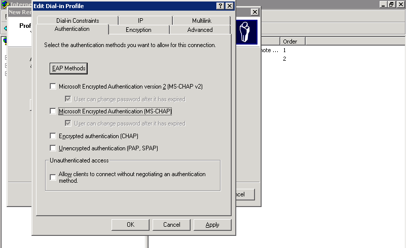 Figure 7 - Desmarque todas as caixas de