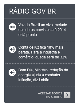 Módulo de rádio Estrutura padrão Concentra materiais de áudio, como programas formatados, notícias, entre outros.