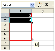 Para inserir rapidamente datas e números consecutivos O Calc oferece um recurso de preenchimento para você inserir rapidamente uma série sucessiva de dados, como datas, dias, meses e números.