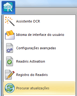 Seção 1: Instalação e ativação DESINSTALAÇÃO DO READIRIS Caso queira remover o Readiris do seu computador, siga o procedimento abaixo.