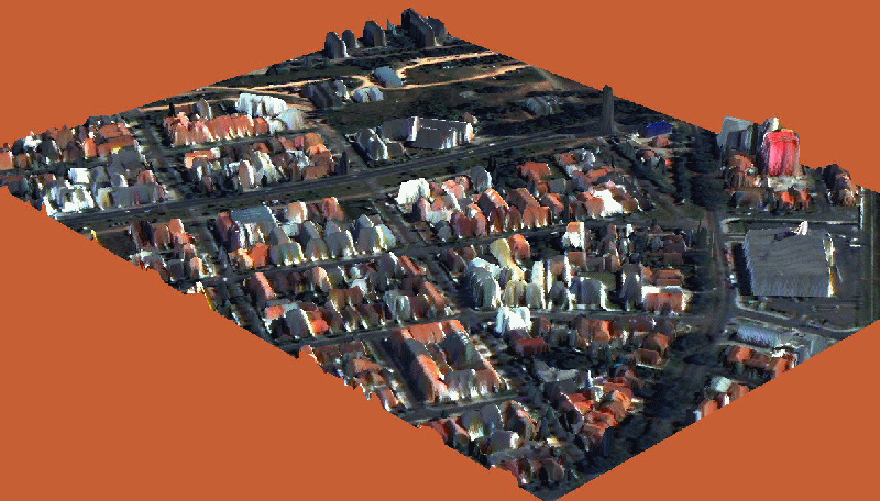 ilustram a distância espectral entre a classe edificações com aquelas que dificultaram muito na realização da classificação, sejam elas, Sombra e Vegetação.