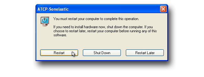 Passo 08 Reinicialize o sistema operativo para sistema completar a instalação.