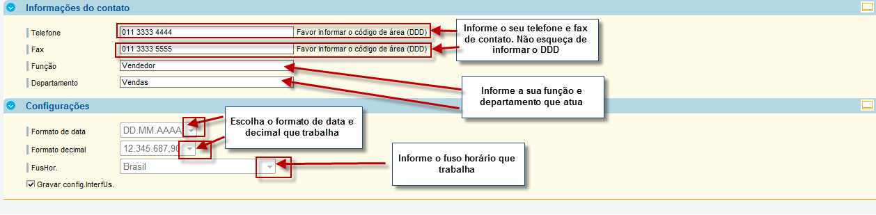 2º.Passo: Clique na opção Criar usuário 3º.