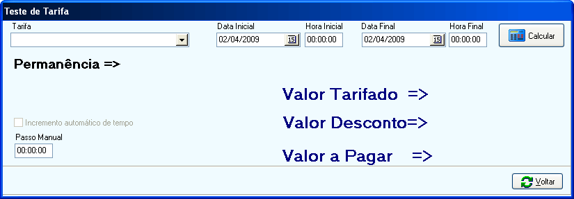 Opção Sistema Nesta opção o usuário define o Tipo de Caixa (Remoto ou Entrada/Saída), Identificação do Caixa, os Textos do Recibo, e se emitirá Ticket Duplo na entrada,