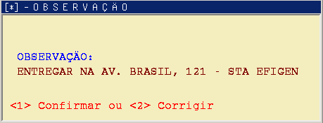 30 22- Observações Caso esteja parametrizado é possível inserir uma Observação para ser impressa no rodapé do Cupom Fiscal.