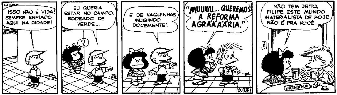 Quebrando as Regras Fonte: Quino (2003, p.