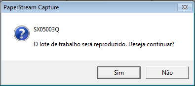 Na sequência, aparecerá uma tela com as páginas digitalizadas. Clicar em Reproduzir para gerar o arquivo na extensão PDF. Por fim, aparecerá uma tela para confirmar a reprodução.