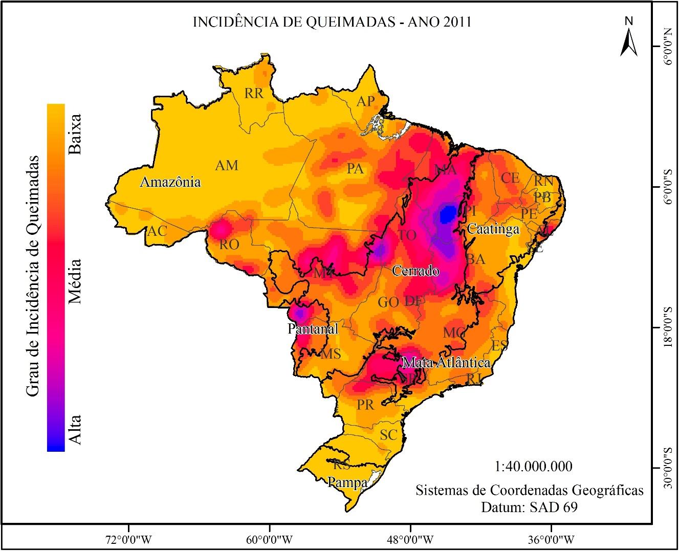 Foram contabilizados 27.833 no Pará, 24.946 no Mato Grosso, 23.711 no Maranhão, 21.298 na Bahia e 19.871 no Piauí.