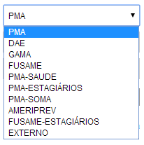 Figura 4 - Matricula e Senha As informações, Empresa, Matrícula e Senha, podem ser encontradas nos