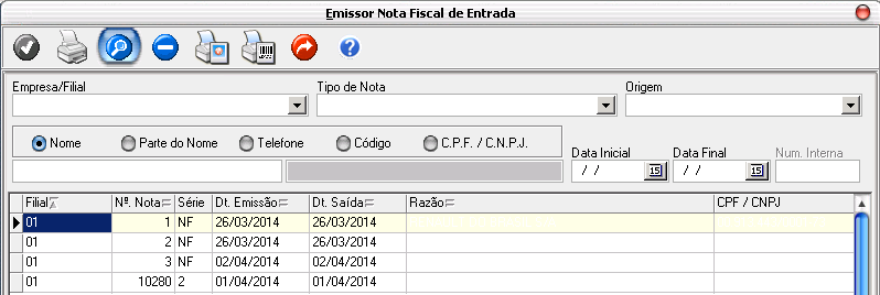 12.2 Emitir a planilha da primeira contagem efetuando a separação física das planilhas para distribuir entre os colaboradores.