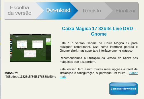 2. 2.Como Instalar o Caixa Mágica 17? Como Instalar o Caixa Mágica 17? 2.1. Obter o Caixa Mágica 17 Para obter o seu Caixa Mágica 17, deverá navegar no site http://www.