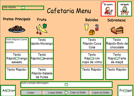 Manual do Utilizador da Família Boardmaker v.6 Mostrar as Ferramentas de Varrimento A aplicação tem três ferramentas de varrimento, Sequência, Varrer Próximo, e Pausa Varrimento.